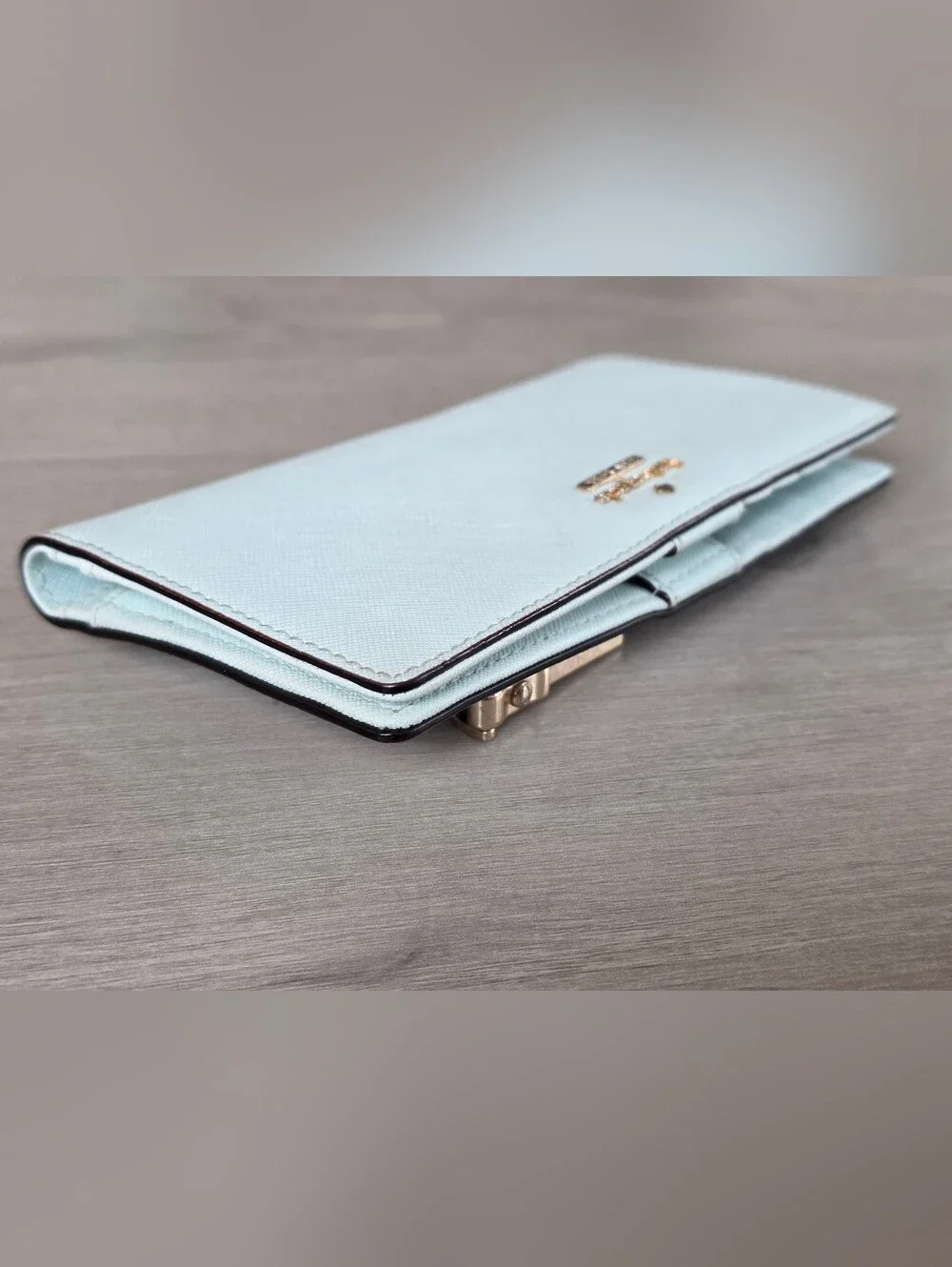 kate spade New York Light Blue Zip Wallet